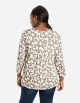 Majica dugih rukava - Me&scaron;avina viskoze - bez