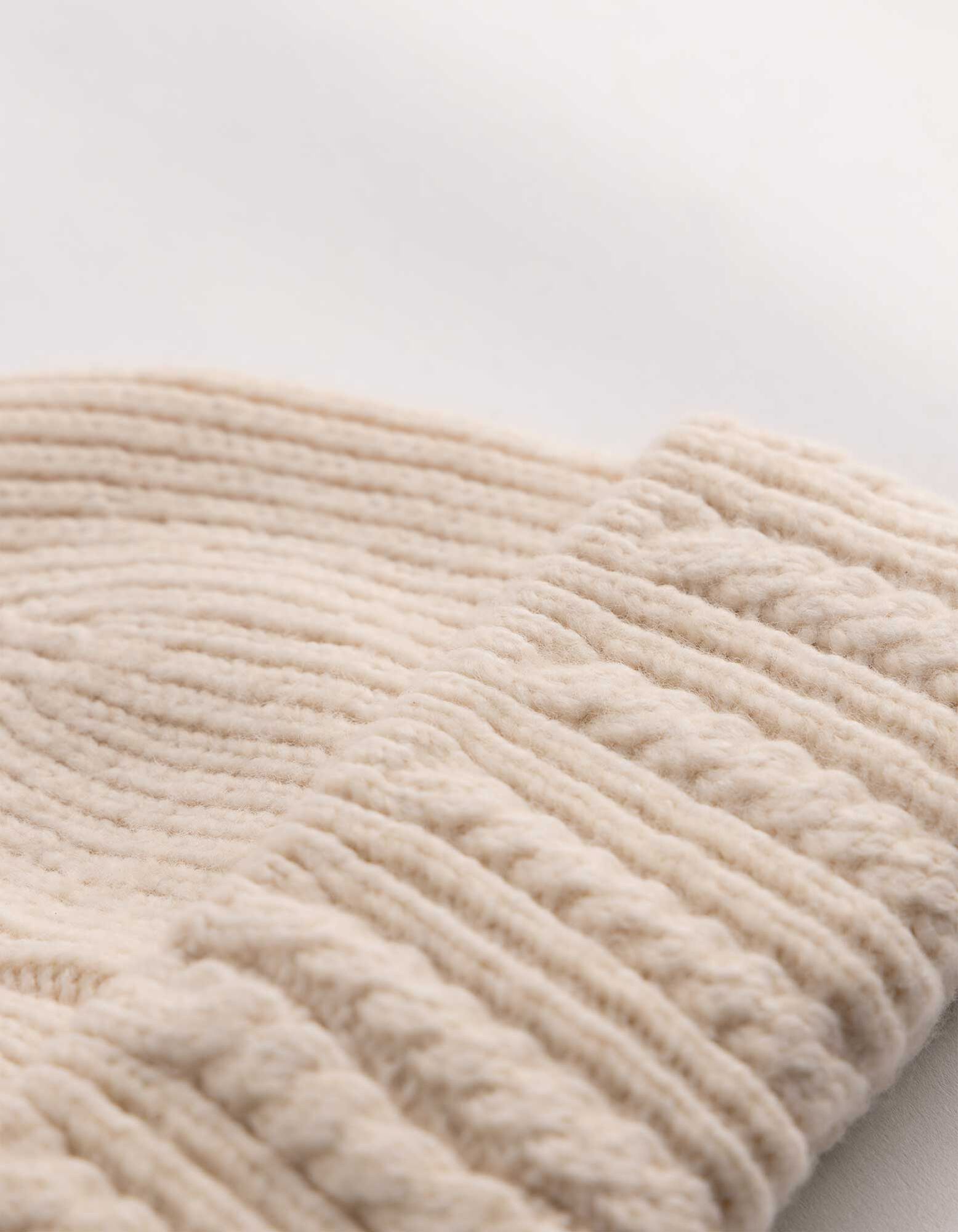 M&uuml;tze - Meliert - Beige