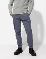 Pantaloni cargo - Tinta unita - blu scuro