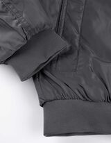 Blouson - Ejtett vállú - sötétszürke