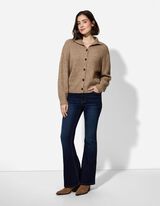 Cardigan - Strick - hellbraun