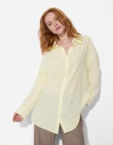 Overhemd - Strepen - lichtgeel