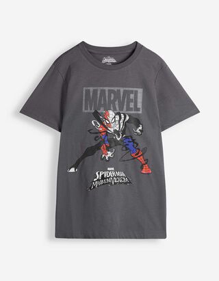 T-Shirt - Spiderman - Dunkelgrau