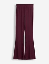 Pyjama Set aus Shirt und Hose - Gerippt - Lila