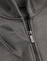 Sweatjacke - Oversized Fit - Dunkelgrau