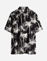 Hemd - Allover-Print - dunkelgrau