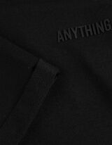 Tričko - 3D aplik&aacute;cia - cierna