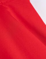 Kleid in A-Linie - Spaghettiträger - rot