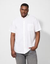 Hemd - einfarbig - weiß