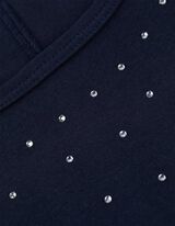 Top - Ziersteine - dunkelblau