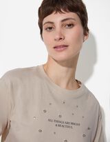 Tricou - Imprimare frontală - Alb