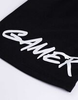 Bermuda  - Contrasterende print - zwart