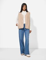 Gilet in orsetto - Peluche - beige