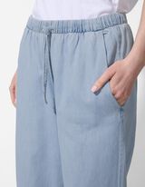 Hlače - Enobarvno - modra