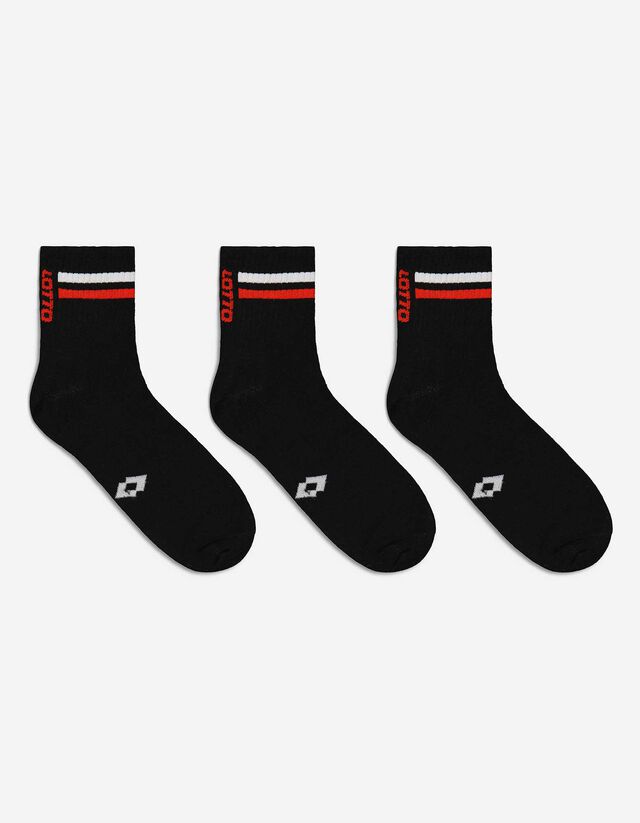 Șosete sneaker - Pachet de 3 - Negru