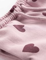 Jogginghose - Allover-Muster - Rosa