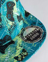 Bejzbol kačket - Šareni print - tamno-plava