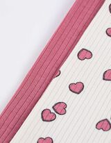 Pyjama Set aus Langarmshirt und Hose  - 2er-Pack - bronzefarben