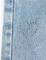 Jeans hlače - Širok kroj - svetlo modra