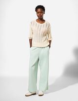 Pullover - Strick - wei&szlig;