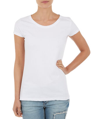 Damen T-Shirt mit Rundhalsausschnitt