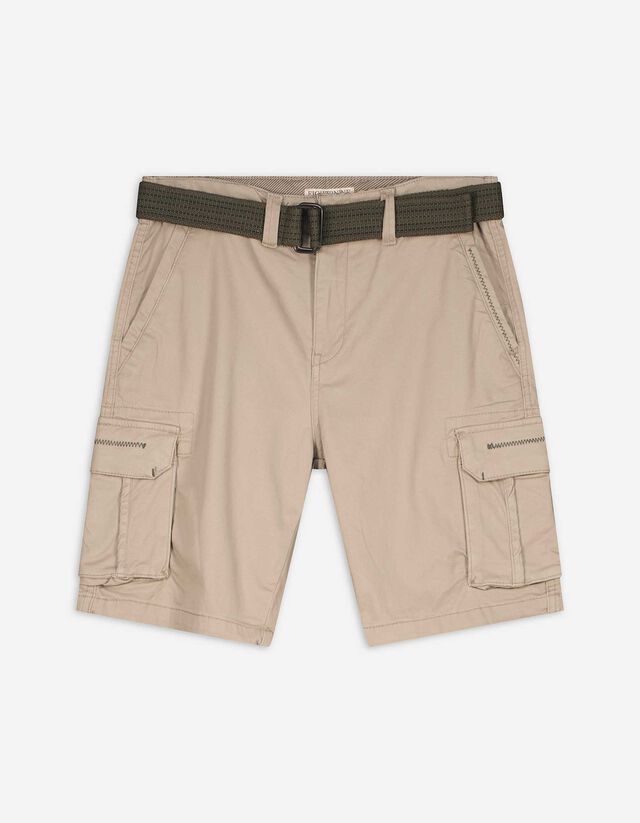 Cargoshorts - Gürtel - beige