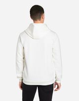 Mikina s kapucňou - Jednofarebný - biely