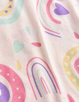 T-Shirt - Allover-Print - Rosa