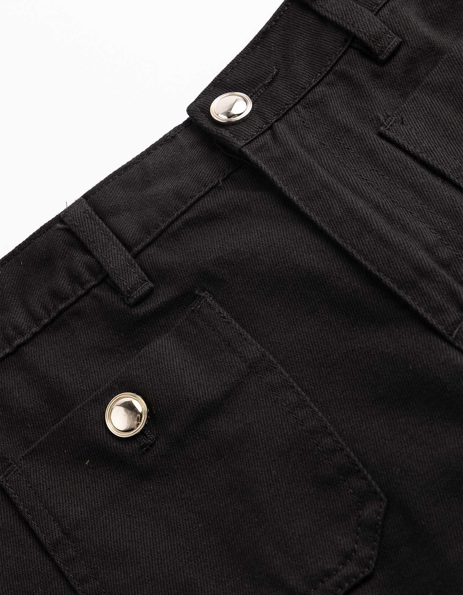 Jeans - Wide Fit - Schwarz