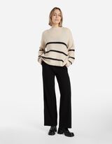 Pul&oacute;ver - Ejtett v&aacute;ll&uacute; - feher