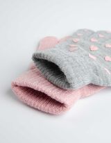 Handschoenen - Verpakking van 2 - grijs