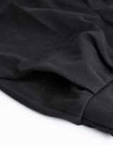 Cigaretės kelnės - Užlenktas kraštas - juodas