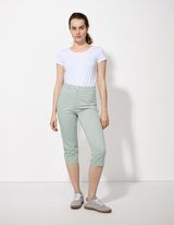 Caprihose - einfarbig - hellgrün