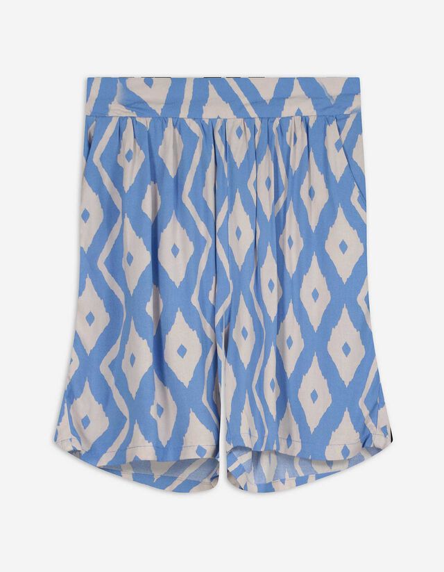 Short - Imprimé all-over - Bleu clair