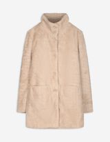 Kabát - Mockneck - bezs