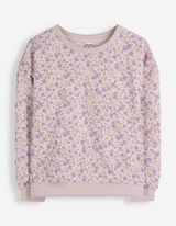 Sweatshirt - Florales Muster - Flieder