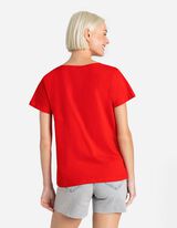 T-shirt - Ricami - rosso