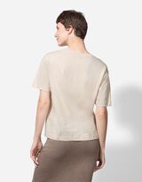 Tricou - Imprimare frontală - Alb