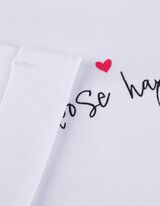 Umstandsshirt - Print - weiß