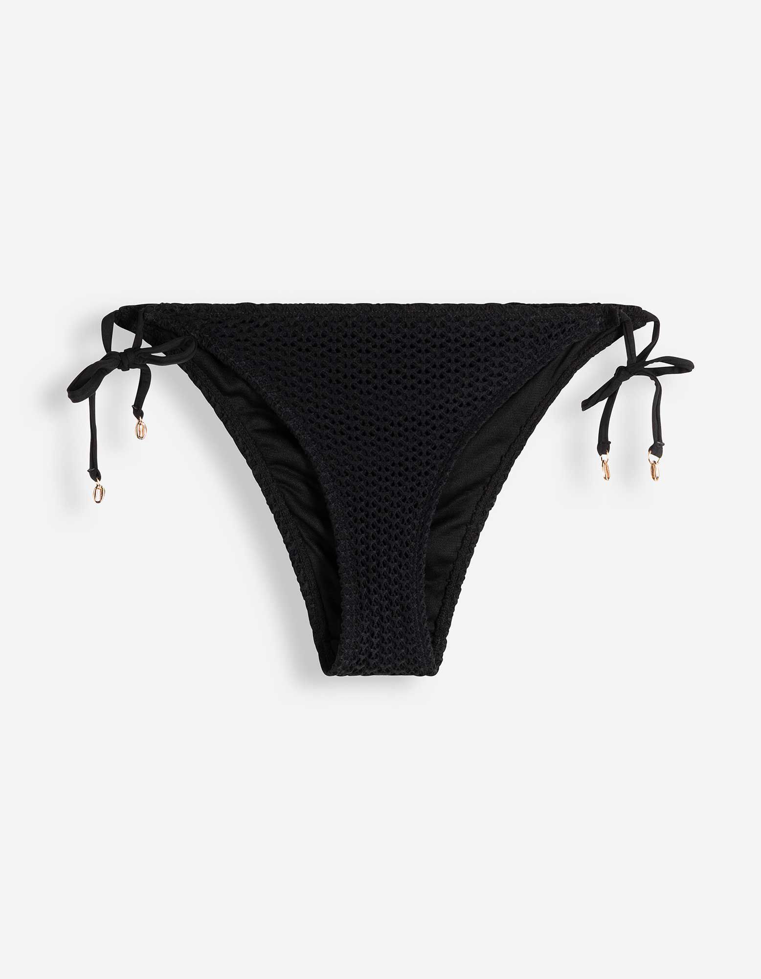 Bikinislip - Mesh - Schwarz
