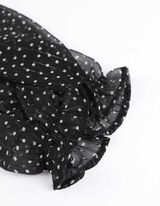 Halenka - Šifon - cerná