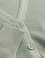 Strickjacke - V-Ausschnitt - t&uuml;rkis