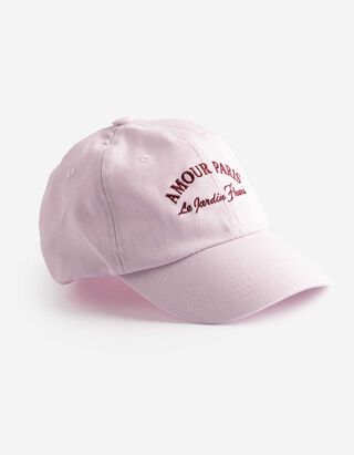 Basecap - Schriftzug - lila