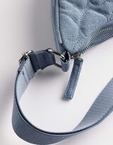 Schoudertas - Quilt patroon - blauw