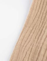 koszula - jednokolorowy - jasnobrazowy-e-a