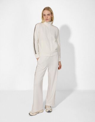 Palazzobroek - Galons - wit