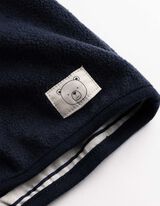 Sweatjacke - Fleece - dunkelblau