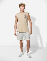 Shorts - Mesh - weiß