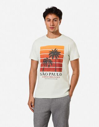 T-shirt - Jasnoniebieski