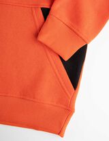 Kapucnis felső - Kenguruzseb - narancs